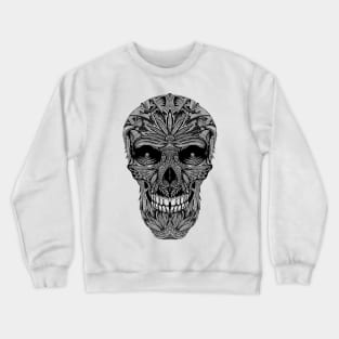 Sugar Skull Day of the Dead Art version #2 black Crewneck Sweatshirt